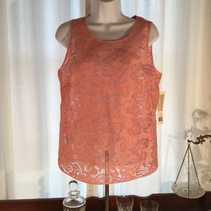 NWT Coral Sigrid Olsen Blouse, Sz Small